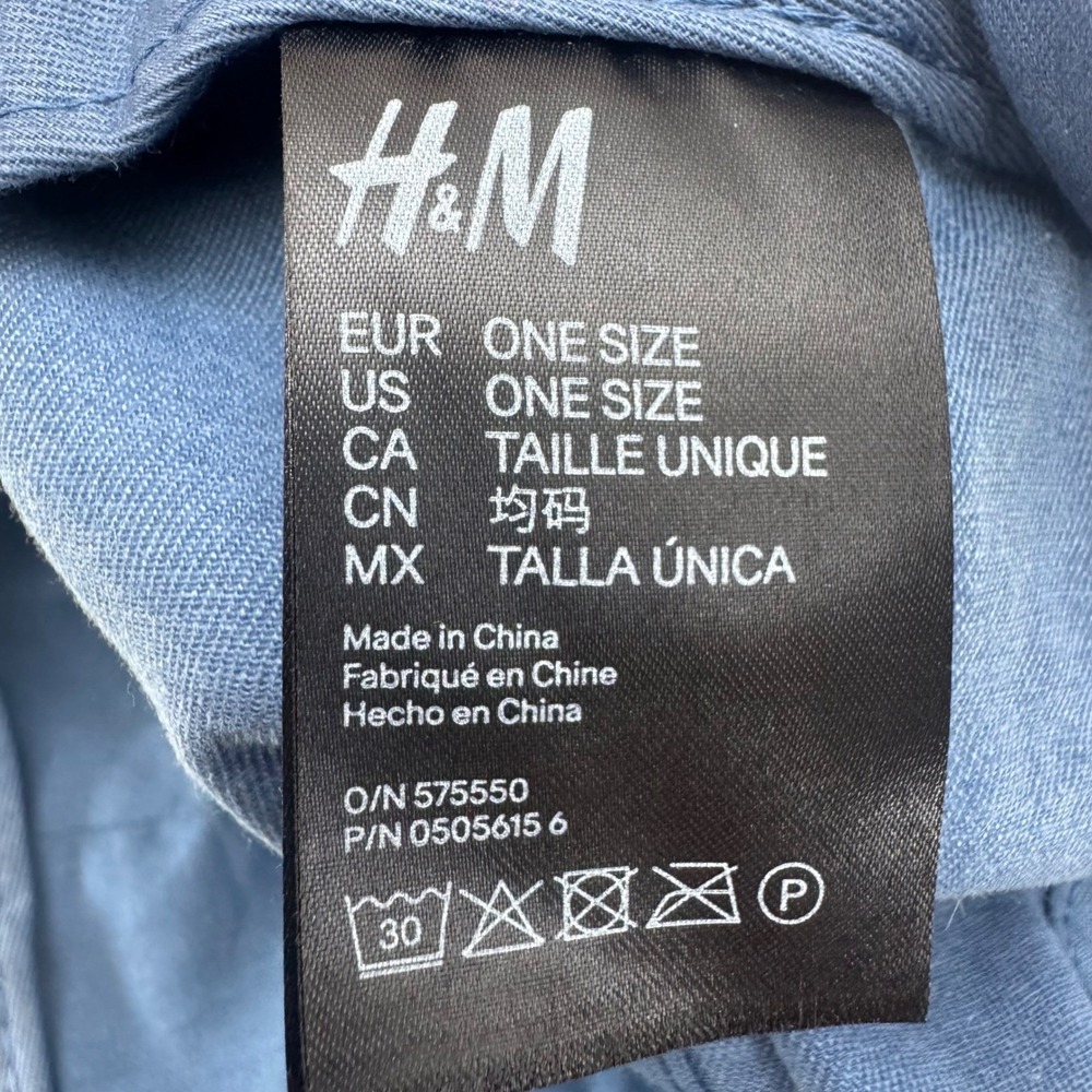 H&M Denim Blue Baseball Cap New York Bronx State Champs One Size - Picture 5 of 7